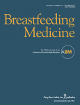 Breastfeeding Medicine, Vol. 15, n°6 - Juin 2020