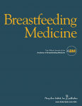 Breastfeeding Medicine, Vol. 15, n°12 - Décembre 2020